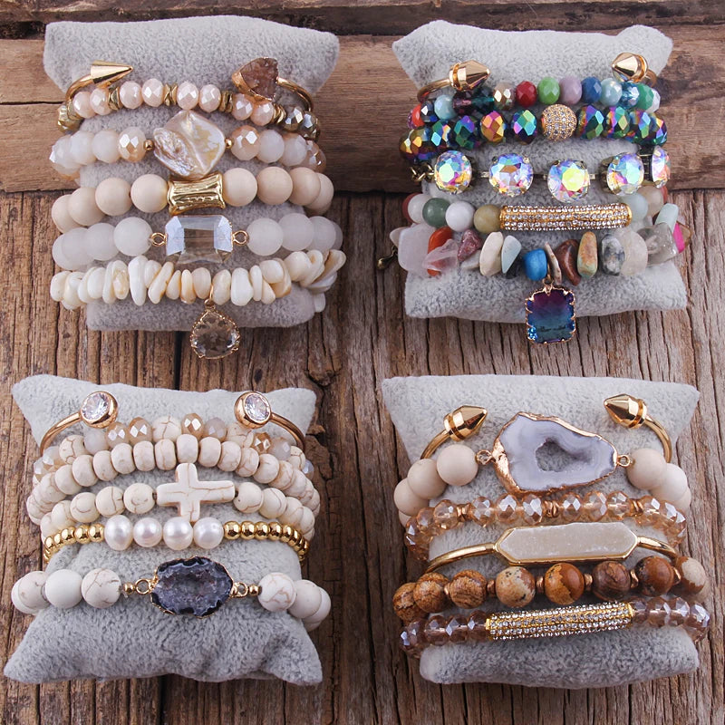 Boho Naturstein Perlen