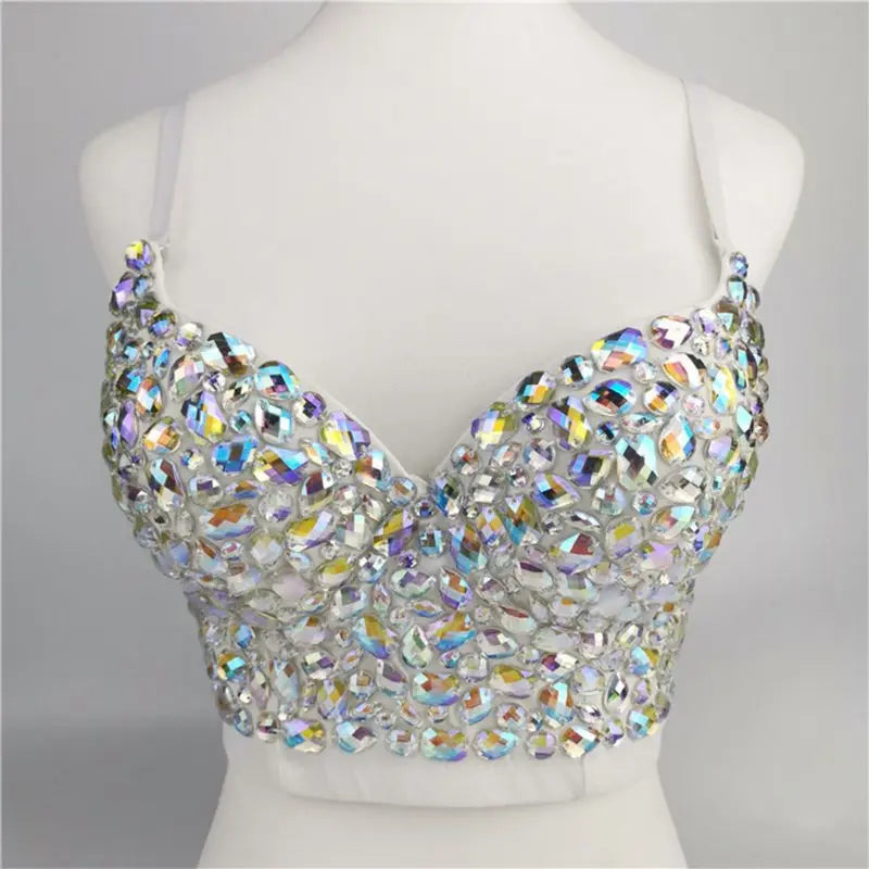 Bustier mit Strass Steine Push Up